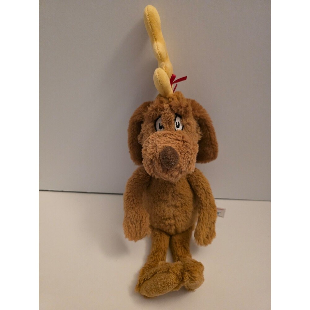 Dr Seuss Aurora The Grinch Christmas Max Dog Plush Stuffed Animal 10"